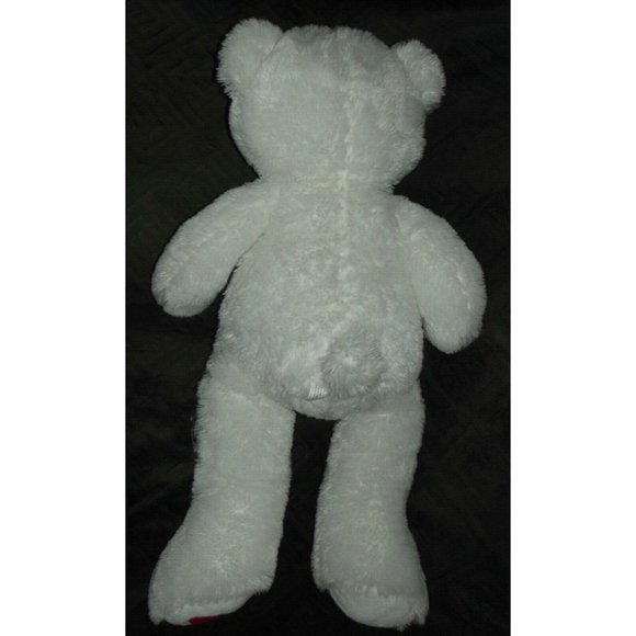 Teddy Bear Large White 36"-Three 3 Foot Giant Soft Plush heart stuffed animal FS - Picture 6 of 9